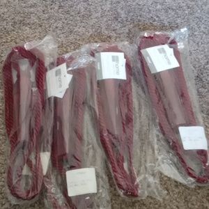 4 New JC Penney Home  732-1416-0026 Burgundy Drapery Curtain Tieback Tassel